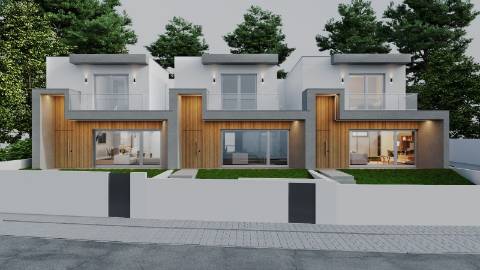 Moradia T3+1 em construção, em Milagres, Leiria