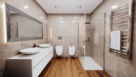 Moradia T3+1 em construção, em Milagres, Leiria