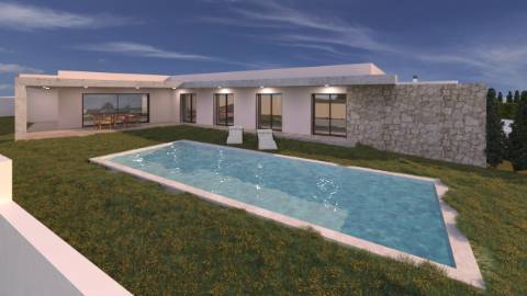 Moradia T3 Térrea de Arquitetura Moderna em Pataias | Alcobaça