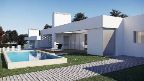 Moradia T3+1 Térrea com Piscina | Ervedeira | Coimbrão