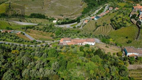 Casa senhorial brasonada do Século XVIII na região do Douro