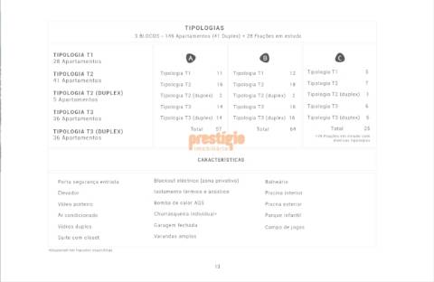 Apartamento T3 DUPLEX Venda em Apúlia e Fão,Esposende