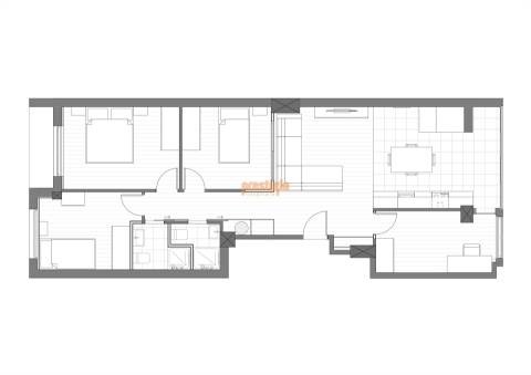 Apartamento T3+1 Arrendamento em Bonfim,Porto