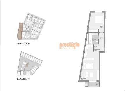 Apartamento T1 Venda em Bougado (São Martinho e Santiago),Trofa