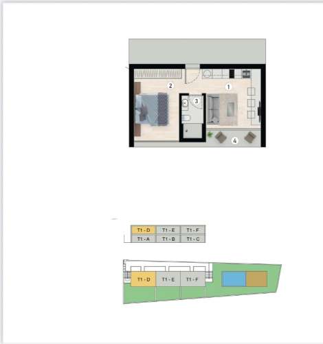 Apartamento T1 Venda em Caniço,Santa Cruz