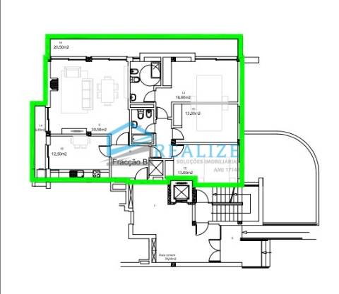 Apartamento T3 em construção