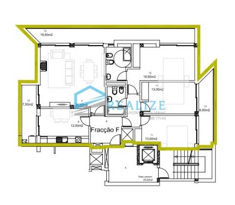 Apartamento T3 em construção