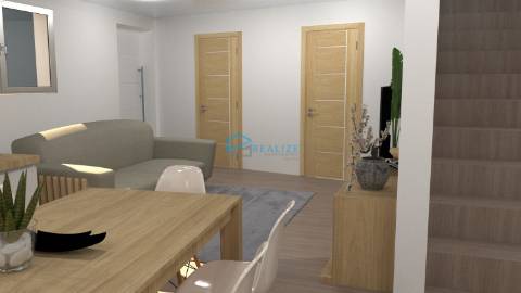 Moradia T3 com 2 pisos de arquitetura tradicional.