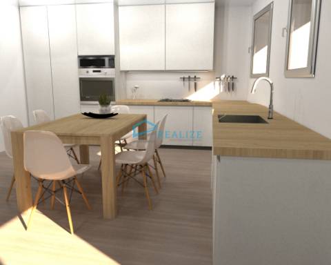 Moradia T3 com 2 pisos de arquitetura tradicional.