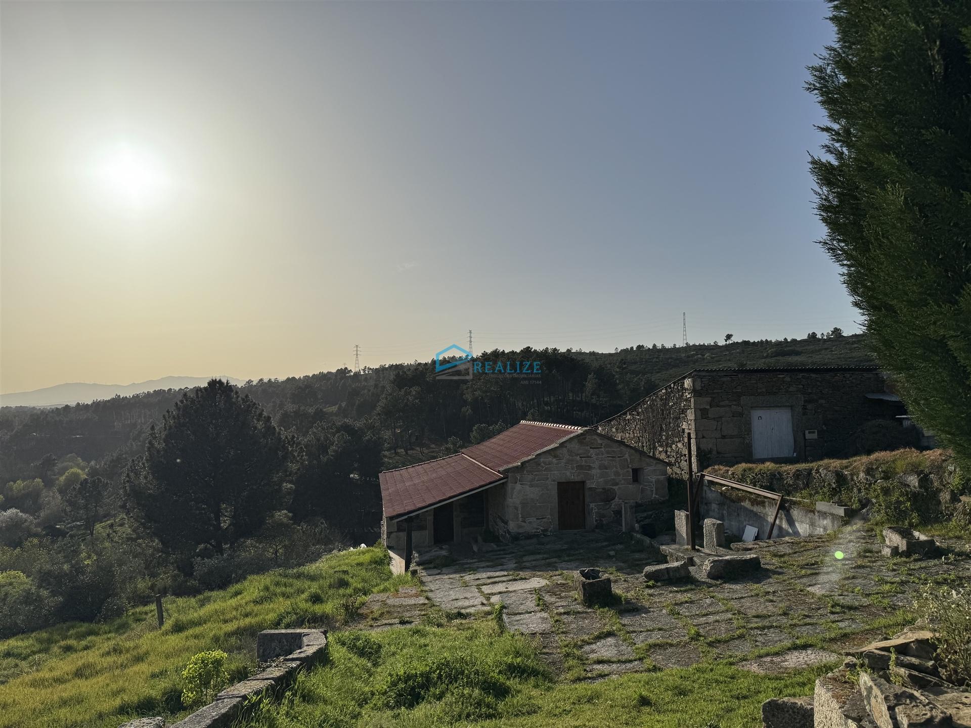 Moradia T2 térrea com logradouro e terreno.