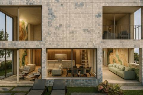 Moradia Contemporânea vista Baia Funchal