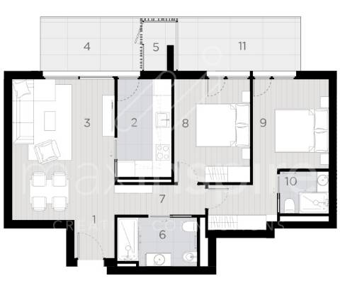 Apartamento T2 Novo - Miraflores
