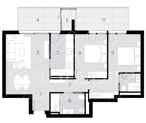 Apartamento T2 Novo - Miraflores