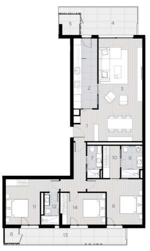 Apartamento T3 Novo - Miraflores