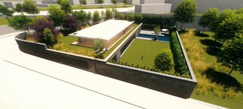 Terreno com projeto aprovado, chantre, leça balio