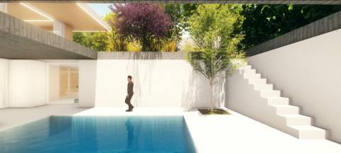 Terreno com projeto aprovado, chantre, leça balio