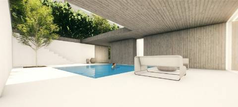 Terreno com projeto aprovado, chantre, leça balio