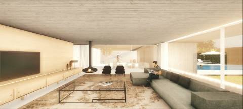 Terreno com projeto aprovado, chantre, leça balio