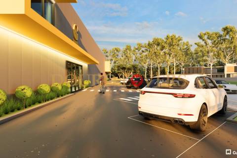 Terreno industrial com projeto aprovado para construção de 2 armazéns na zona Industrial em Serzedo.