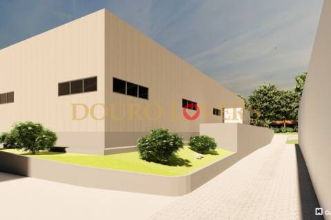 Terreno industrial com projeto aprovado para construção de 2 armazéns na zona Industrial em Serzedo.