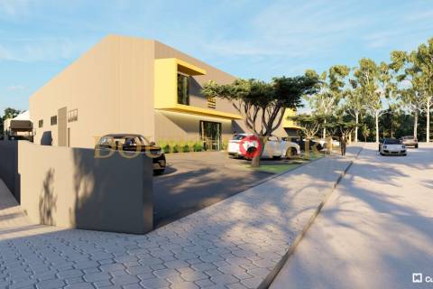 Terreno industrial com projeto aprovado para construção de 2 armazéns na zona Industrial em Serzedo.