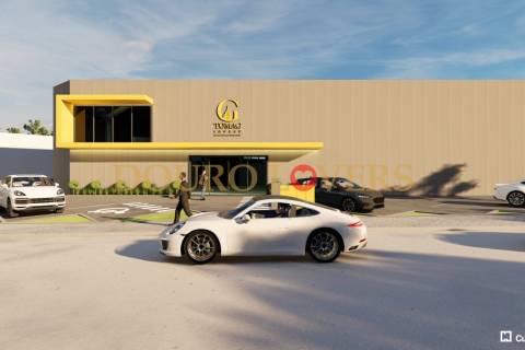 Terreno industrial com projeto aprovado para construção de 2 armazéns na zona Industrial em Serzedo.