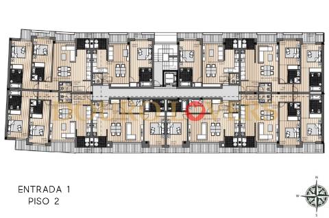 Apartamento T1 com varanda