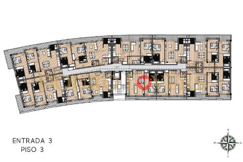 Apartamento T2 com terraço