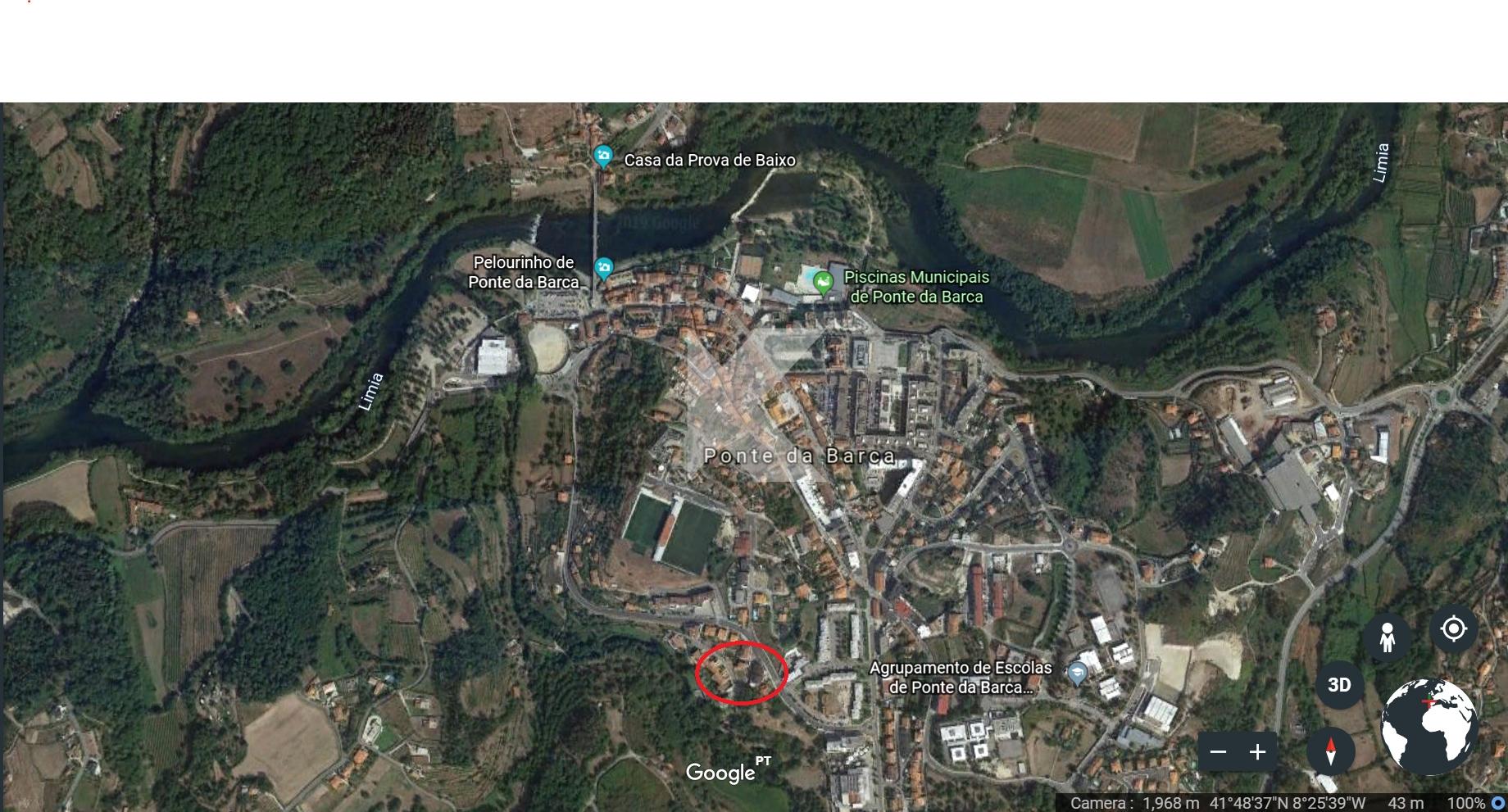 Lote de terreno para venda - Ponte da Barca