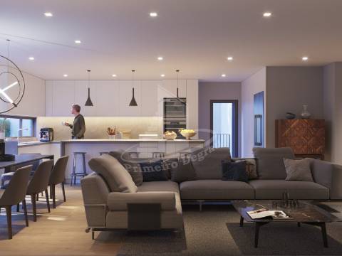 Moradia com garagem lateral em Palmeira, Braga