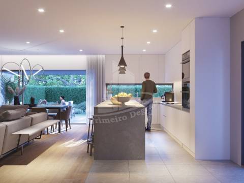 Moradia com garagem lateral em Palmeira, Braga