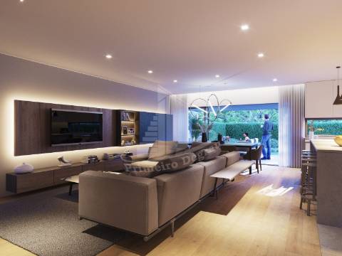 Moradia com garagem lateral em Palmeira, Braga