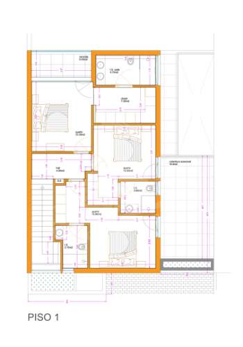 Moradia com garagem lateral em Palmeira, Braga