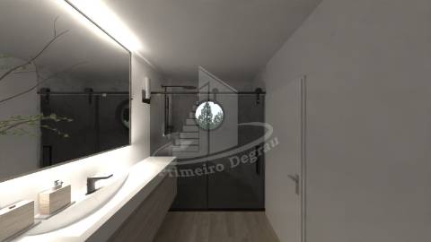 Gaveto em fase avançada de construção