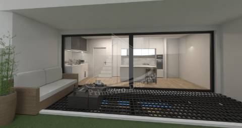 Gaveto em fase avançada de construção