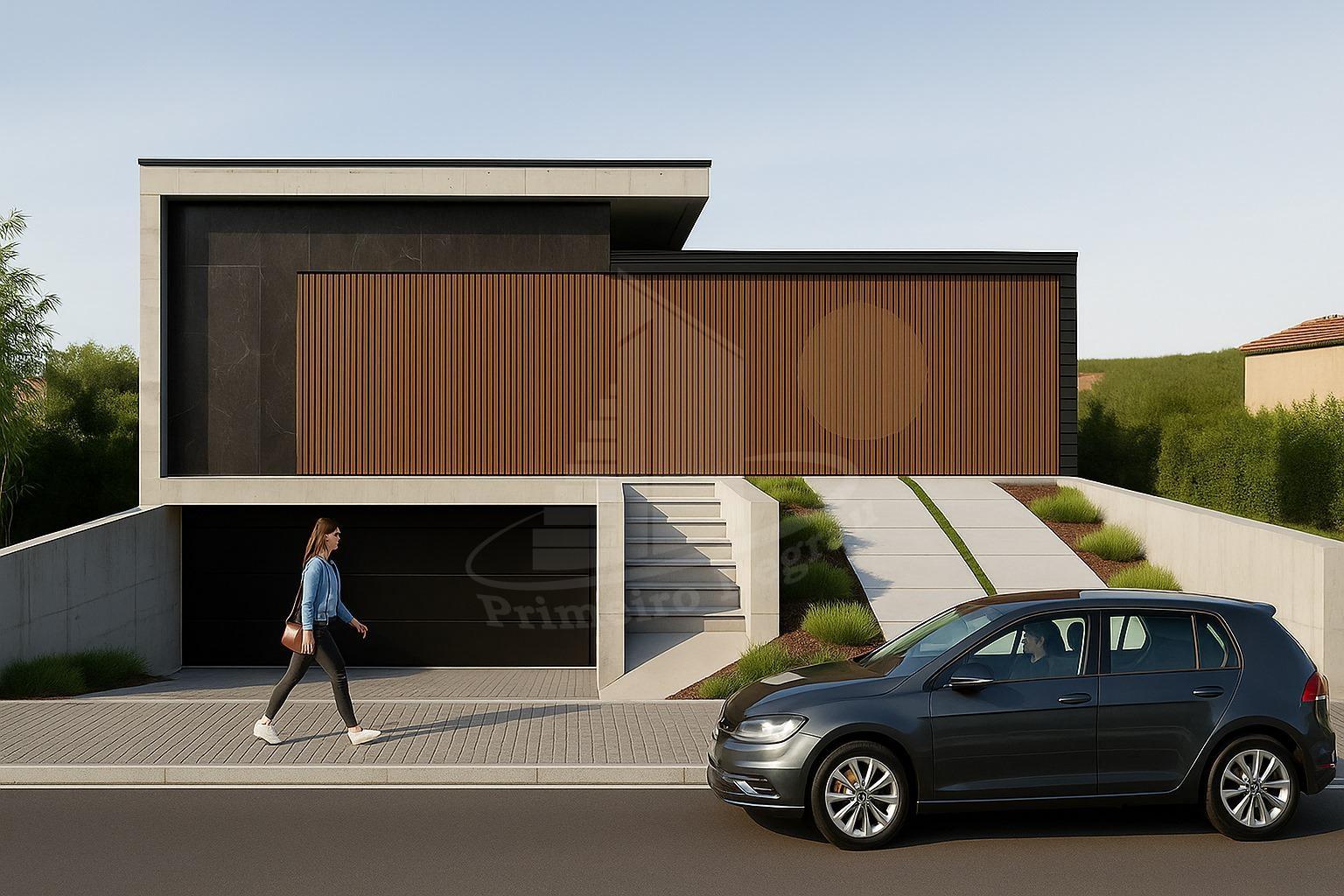 Piso térreo com cave