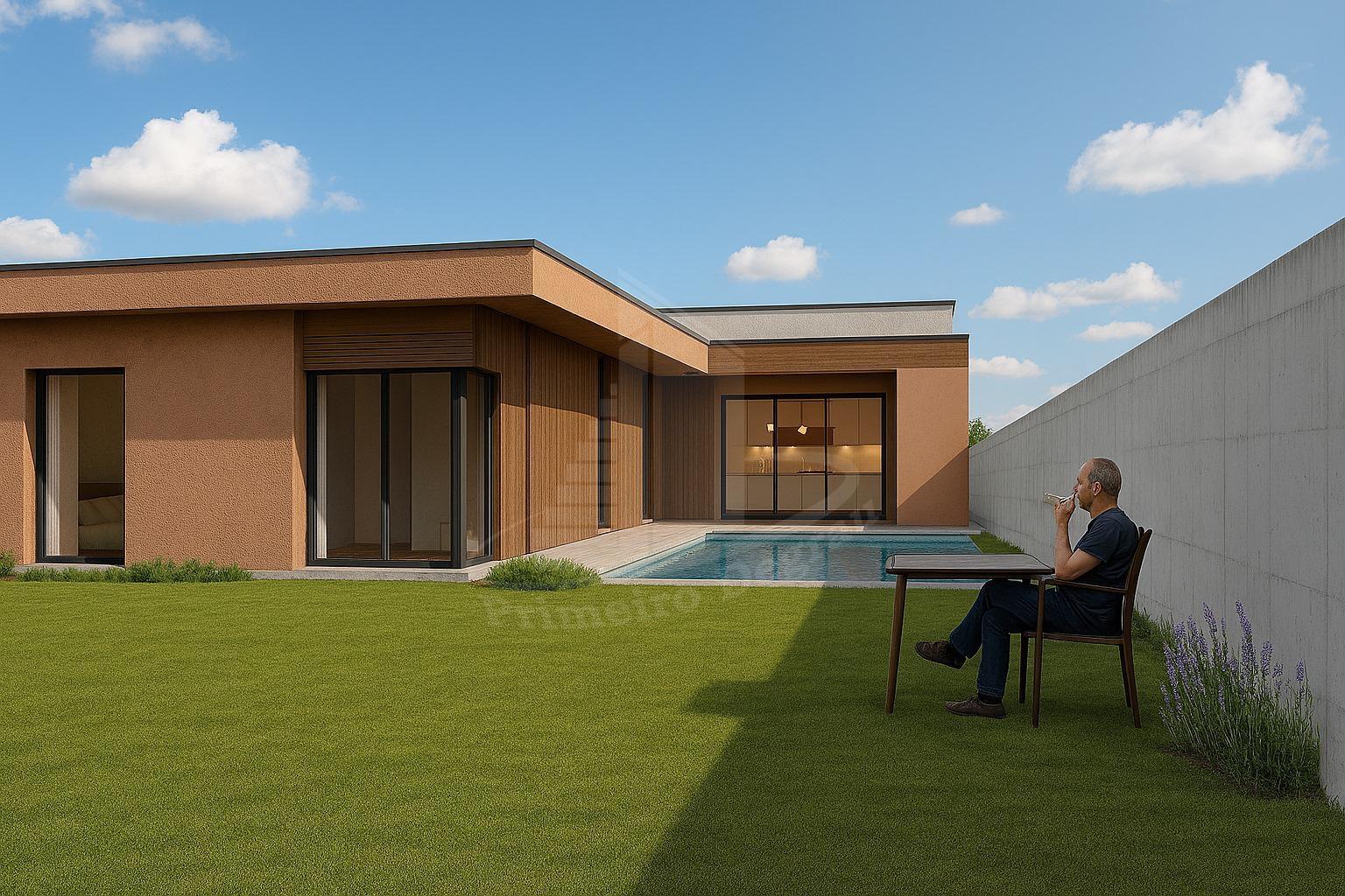 Piso térreo com cave