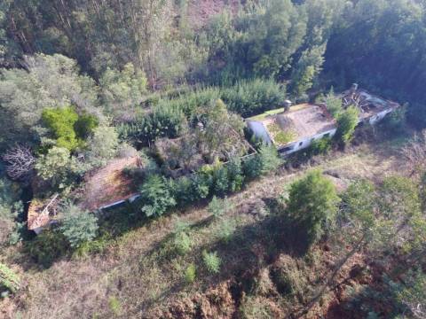 Quinta para reconstruir junto ao Rio Caima em Palmaz, Oliveira de Azeméis