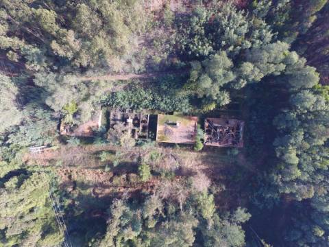 Quinta para reconstruir junto ao Rio Caima em Palmaz, Oliveira de Azeméis