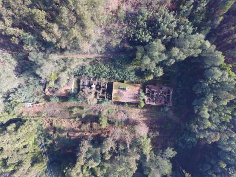 Quinta para reconstruir junto ao Rio Caima em Palmaz, Oliveira de Azeméis