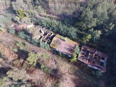 Quinta para reconstruir junto ao Rio Caima em Palmaz, Oliveira de Azeméis