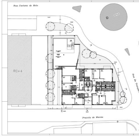 Terreno para Bloco de apartamentos em Oliveira do Douro.