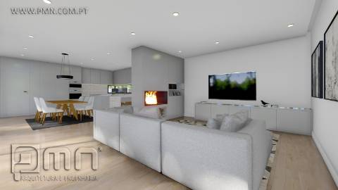 Moradia em construção T3+1 em Cacia, Aveiro.