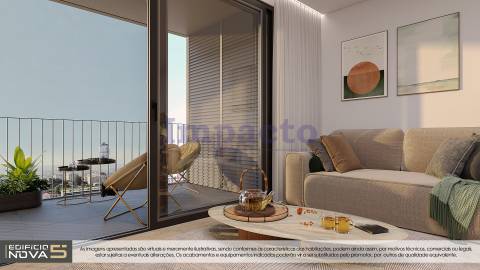 Apartamento T1 novo em São João da Madeira