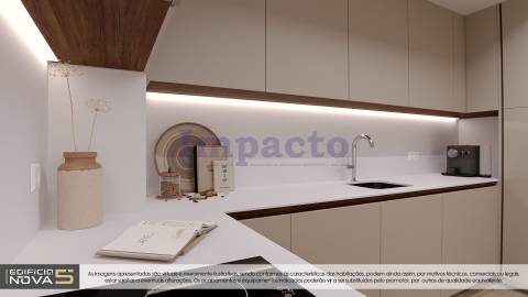 Apartamento T1 novo em São João da Madeira