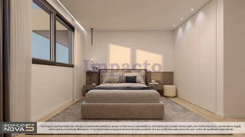 Apartamento T1 novo em São João da Madeira
