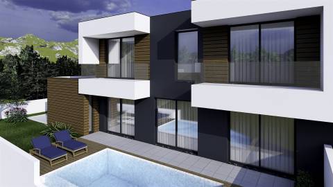 Moradia em projecto de construção, situada a 1km da Praia do Cabo Mondego, com vistas de Serra e Mar