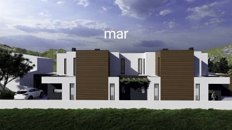 Moradia em projecto de construção, situada a 1km da Praia do Cabo Mondego, com vistas de Serra e Mar