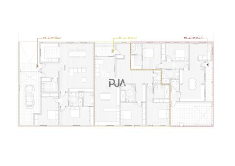 Edifício par 3 habitações em Gradiz, Aguiar da beira