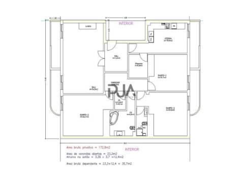 Apartamento T3 em Mortágua